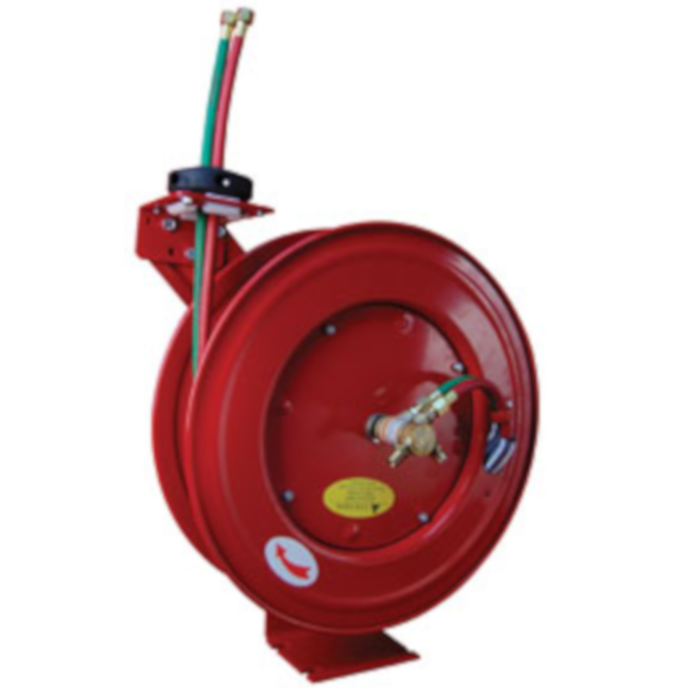 ATD Tools Heavy Duty Retractable Oxy-Acetylene Welding Hose Reel